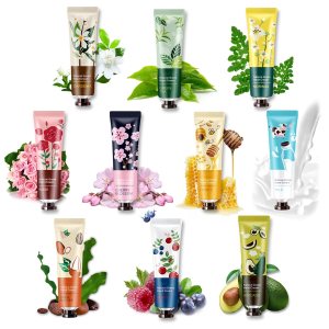 10 Pack Hand Cream For Chapped Hands,Natural Botanical Fragrance Hand Lotion,Mini Hand Cream For Working Dry Hands,Moisturizing Travel Size Hand Cream Set with Natural Botanical For Women 30ml