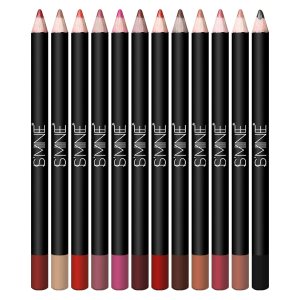 IS’MINE Matte Lip Liner Set – 12 Assorted Colors High Pigmented Natural Lip Makeup Soft Pencils Longwear Smooth Ultra Fine (Color Set -1)