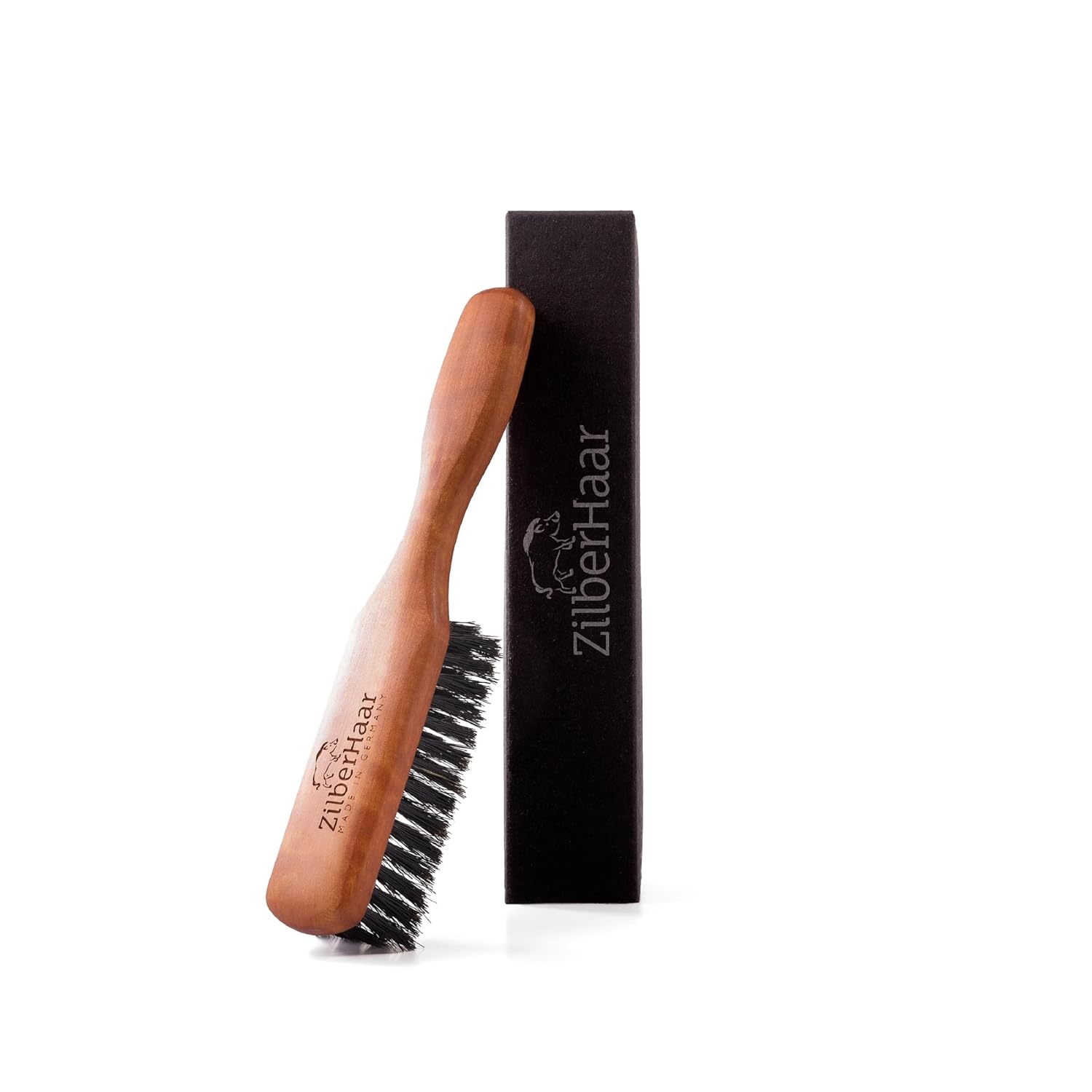 Beard Brush by ZilberHaar – Stiff Boar Bristles – Beard Grooming Brush for Men – Straightens and Promotes beard growth – Works with Beard Oil and Balm to Soften Beard – For beard kits – 6 inches long Beard Brush by ZilberHaar – Stiff Boar Bristles – Beard Grooming Brush for Men – Straightens and Promotes beard growth – Works with Beard Oil and Balm to Soften Beard – For beard kits – 6 inches long