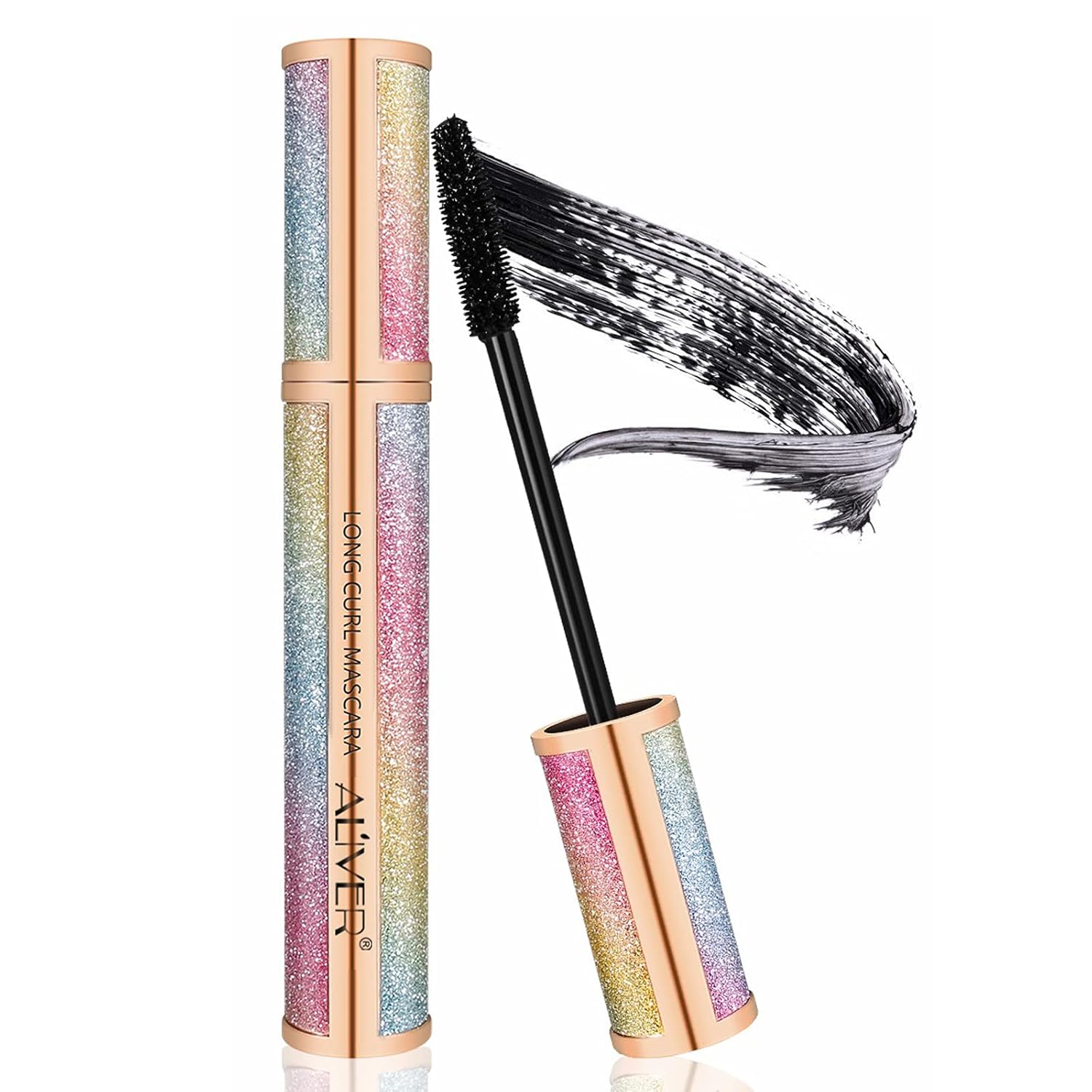 4D Silk Fiber Lash Mascara, Waterproof Tubing Mascara Black, Luxuriously Longer, Voluminous Eyelashes,Natural Lengthening Smudge-proof Mascara,Hypoallergenic,No Clumping,Easy to Apply & All Day Full 4D Silk Fiber Lash Mascara, Waterproof Tubing Mascara Black, Luxuriously Longer, Voluminous Eyelashes,Natural Lengthening Smudge-proof Mascara,Hypoallergenic,No Clumping,Easy to Apply & All Day Full