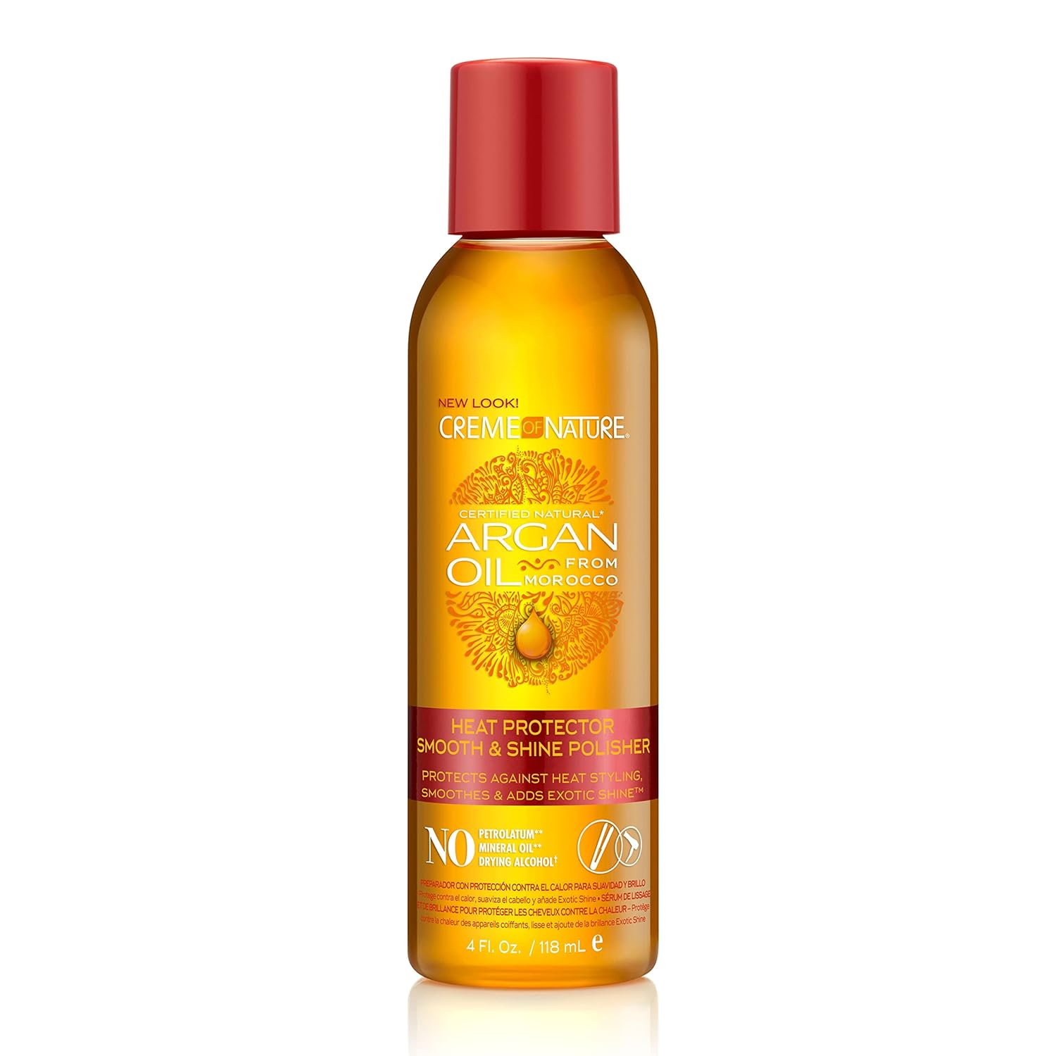 Creme of Nature, Argan Oil for Hair, Smooth & Shine Hair Polisher, Argan Oil of Morocco for Anti Frizz Control, 4 Fl Oz Creme of Nature, Argan Oil for Hair, Smooth & Shine Hair Polisher, Argan Oil of Morocco for Anti Frizz Control, 4 Fl Oz