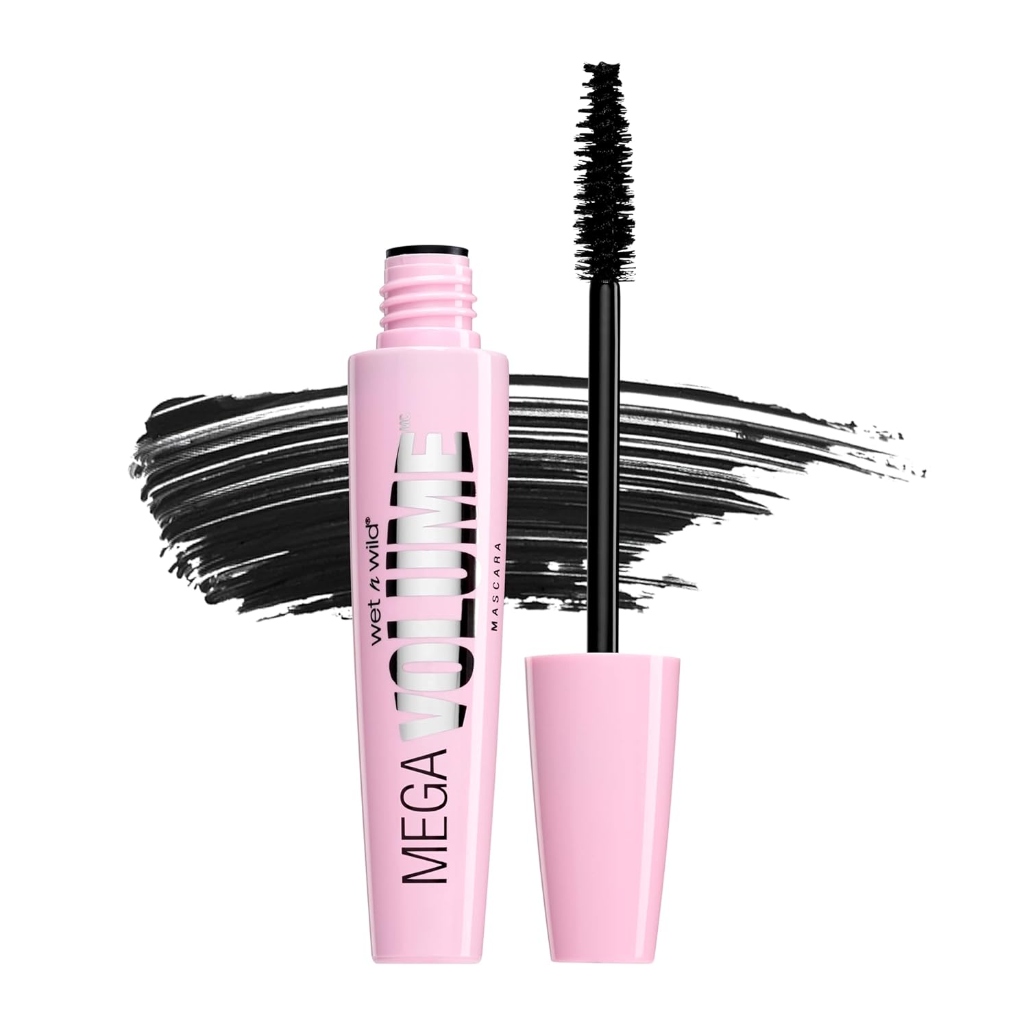 wet n wild Mascara Mega Volume – Vitamin E Enriched Volumizing, Waterproof, Smudge-Resistant Formula, Cruelty-Free, Gluten-Free, Sulfate-Free & Vegan – Black wet n wild Mascara Mega Volume – Vitamin E Enriched Volumizing, Waterproof, Smudge-Resistant Formula, Cruelty-Free, Gluten-Free, Sulfate-Free & Vegan – Black
