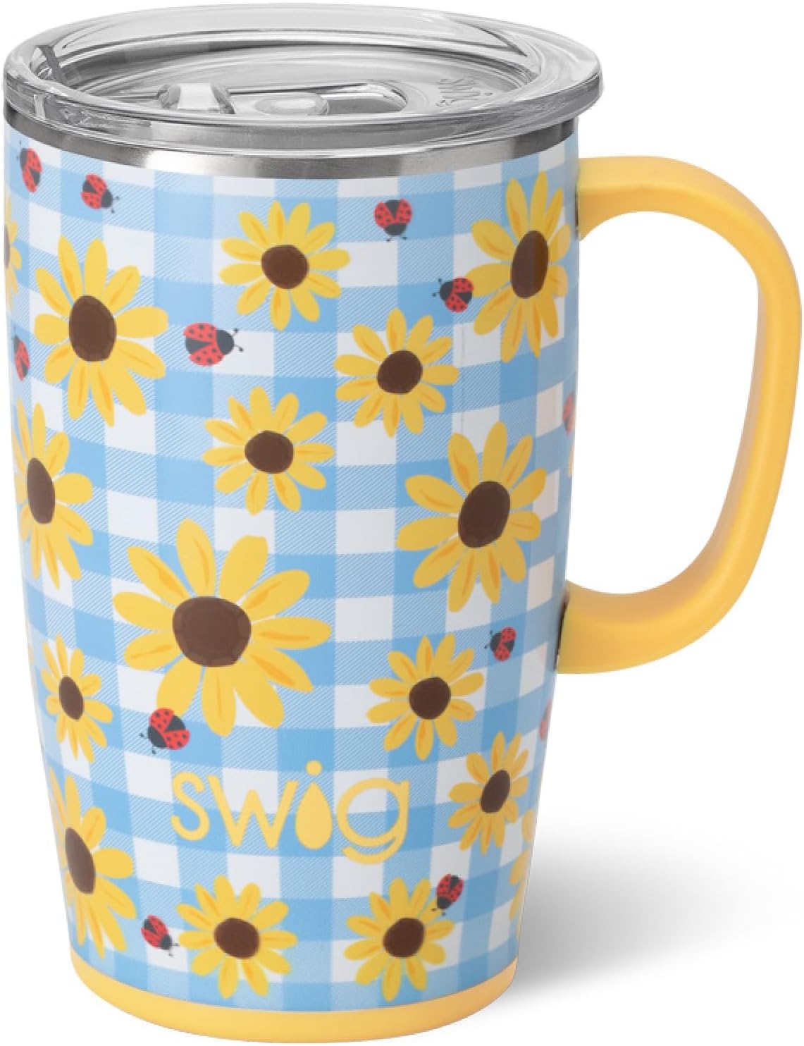 Swig Life 18oz Travel Mug, Insulated Tumbler with Handle and Lid, Travel Coffee Mug, Cup Holder Friendly Travel Mug, Stainless Steel 18 oz Tumbler, Reusable Insulated Tumbler with Lid (Picnic Basket) Swig Life 18oz Travel Mug, Insulated Tumbler with Handle and Lid, Travel Coffee Mug, Cup Holder Friendly Travel Mug, Stainless Steel 18 oz Tumbler, Reusable Insulated Tumbler with Lid (Picnic Basket)