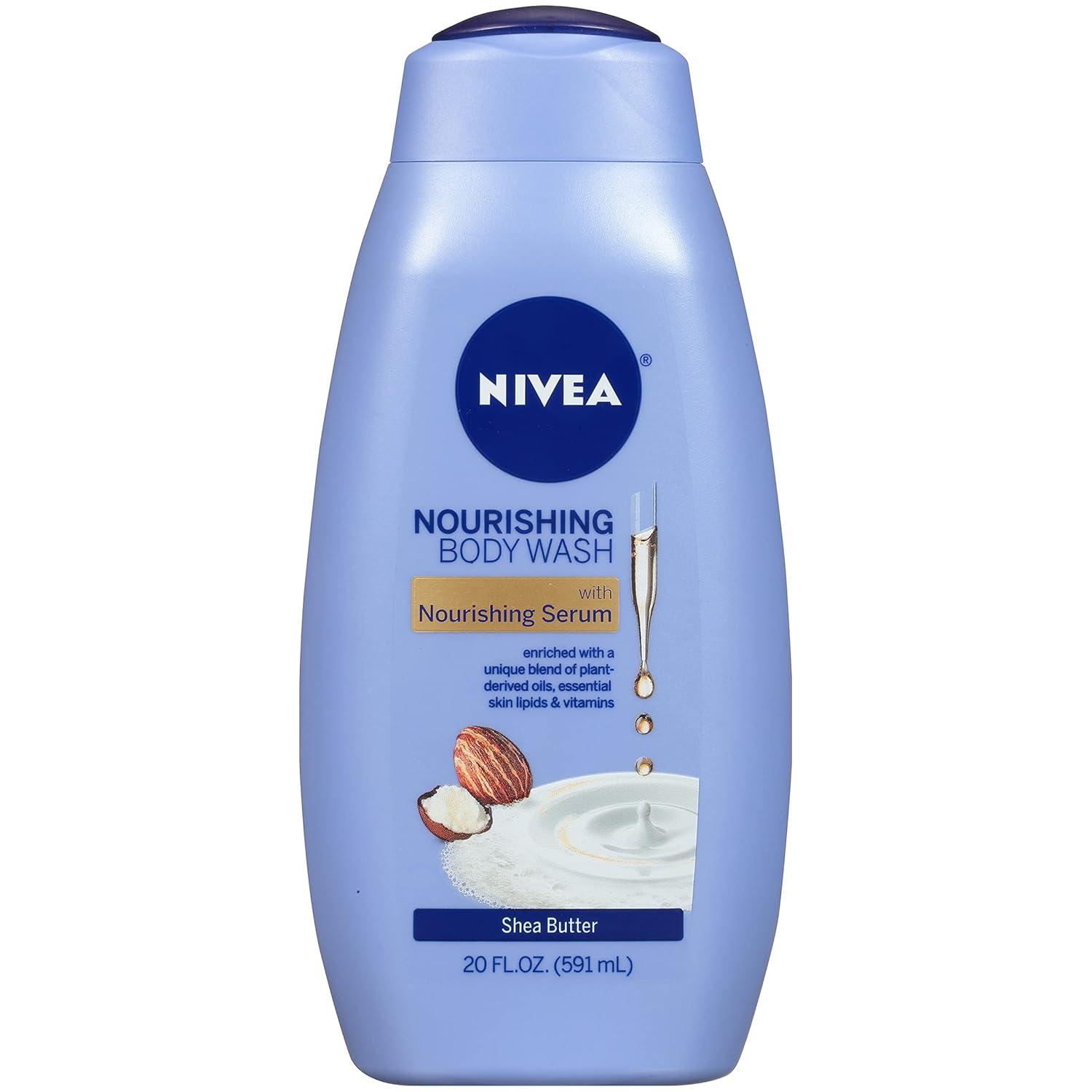 NIVEA Shea Butter Nourishing Body Wash, Moisturizing Body Wash for Dry Skin, 20 Fl Oz Bottle NIVEA Shea Butter Nourishing Body Wash, Moisturizing Body Wash for Dry Skin, 20 Fl Oz Bottle