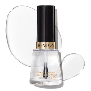 Revlon Nail Polish, Super Lustrous Nail Enamel Polish, Chip Resistant & Longwear Formula, High Shine Finish, 771 Clear, 0.5 fl oz.