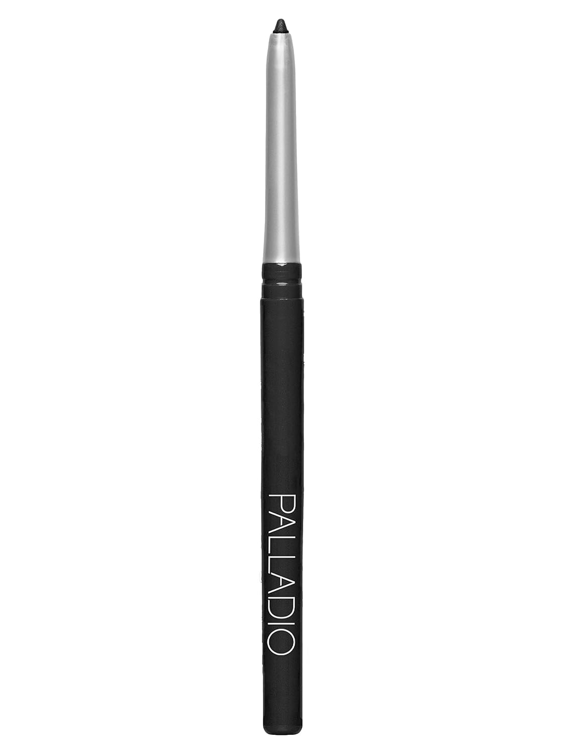 Palladio Retractable Waterproof Eyeliner, Richly Pigmented Color and Creamy, Slip Twist Up Pencil Eye Liner, Smudge Proof Long Lasting Application, All Day Wear, No Sharpener Required, Pure Black Palladio Retractable Waterproof Eyeliner, Richly Pigmented Color and Creamy, Slip Twist Up Pencil Eye Liner, Smudge Proof Long Lasting Application, All Day Wear, No Sharpener Required, Pure Black