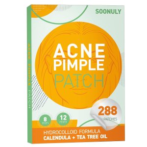 Acne Pimple Patches for Face – 288 Hydrocolloid Acne Patches with Calendula & Tea Tree Oil for Zit Stickers Absorbing Blemish Spot Cover Invisible Pimple Patch Not Tested on Animals