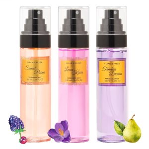 Body Mist for Women, Fragrance Mist, Womens Body Spray, Total 300ML, Fresh Floral