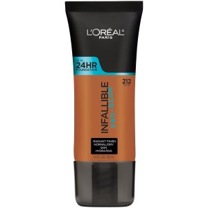 L’Oreal Paris Makeup Infallible Up to 24HR Pro-Glow Foundation, Cocoa, 1 fl oz.