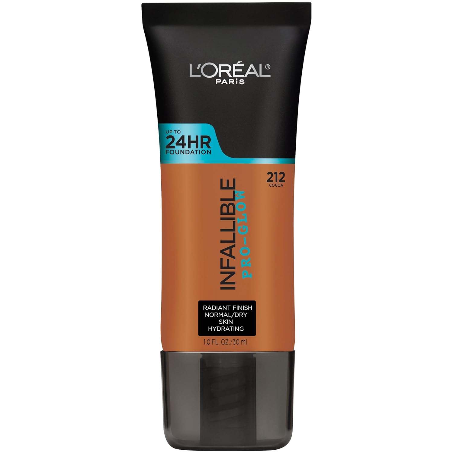 L’Oreal Paris Makeup Infallible Up to 24HR Pro-Glow Foundation, Cocoa, 1 fl oz. L’Oreal Paris Makeup Infallible Up to 24HR Pro-Glow Foundation, Cocoa, 1 fl oz.