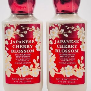 Bath and Body Japanese Cherry Blossom Body Lotion 8 Fl Oz 2 Pack