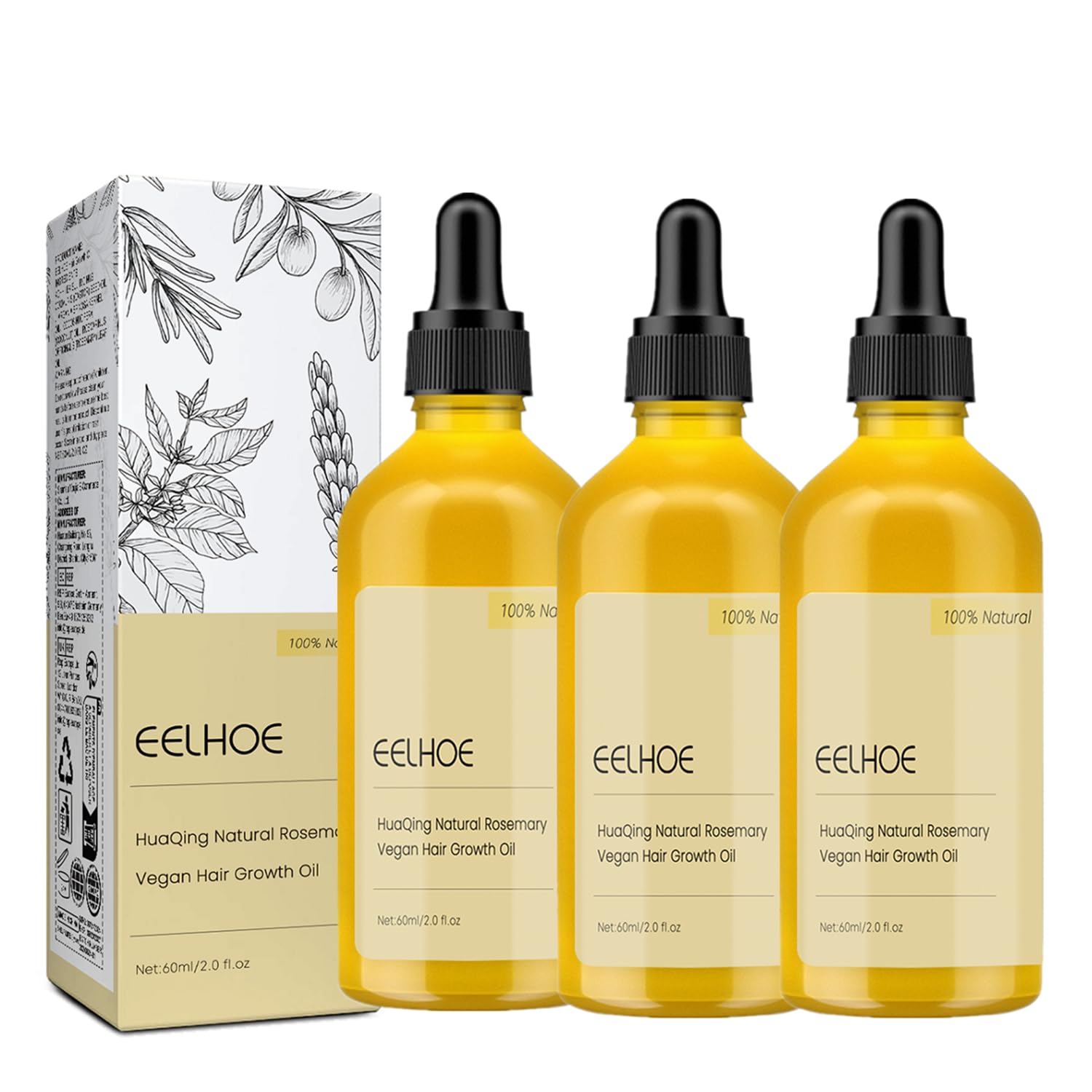 3Pcs Veganic Natural Hair Growth Oil, Veganic Hair Oil,Carvenchi Natural Hair Gro, Rosemary Oil for Hair Growth Organic, Rosemary Hair Growth Oil for Dry Damaged Hair and Growth Thin Hair (180ml) 3Pcs Veganic Natural Hair Growth Oil, Veganic Hair Oil,Carvenchi Natural Hair Gro, Rosemary Oil for Hair Growth Organic, Rosemary Hair Growth Oil for Dry Damaged Hair and Growth Thin Hair (180ml)
