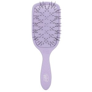 Wet Brush Go Green Thick Hair Paddle Detangling Brush, Purple – Ultra-Soft IntelliFlex Bristles With AquaVent – Gently Loosens Knots While Minimizing Pain – Curly, Coarse, Long, Wet & Dry Hair
