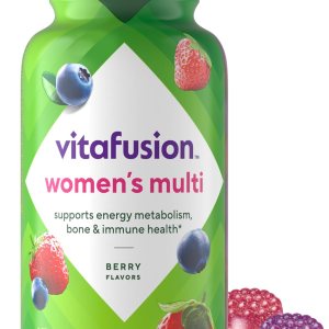 Vitafusion Womens Multivitamin Gummies, Berry Flavored Daily Vitamins for Women With Vitamins A, C, D, E, B-6 and B-12, America’s Number 1 Gummy Vitamin Brand, 75 Days Supply, 150 Count