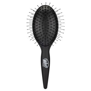 Wet Brush Easy Blow Out Hair Brush, Black – Edgeless HeatFlex Bristles Are Blow Dry Safe – Ergonomic Handle Manages Tangles for Maximum Volume – Ceramic Coated Pad Smooths And Straightens