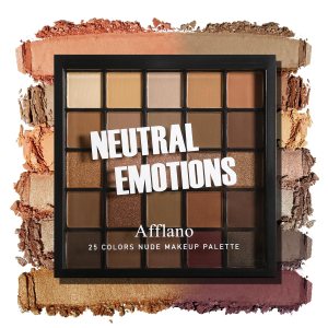 Nude Smokey Eyeshadow Palette Makeup,Matte Shimmer Natural Neutral Eye Shadow Palettes,Highly Pigmented Naturing-Looking Long Lasting Waterproof Blendable for Hazel Brown Eyes,Travel Size