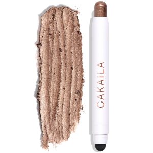 MEICOLY Creamy Eyeshadow Stick,Shimmer Eyeshadow Pencil Crayon,2 in 1 Eyeshadow Eye Brightener Stick,Highlighting Stick,Soft & Smooth Easy To Color Waterproof,04 Cocoa Shimmer