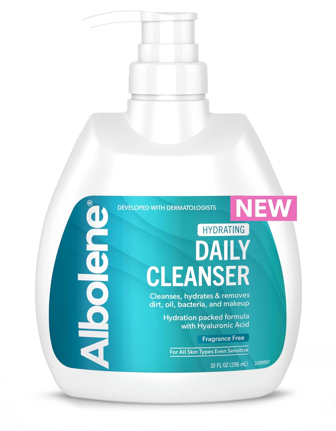 Albolene Daily Face Wash, Moisturizing Face Cleanser and Makeup Remover with Hyaluronic Acid, 10 fl oz Albolene Daily Face Wash, Moisturizing Face Cleanser and Makeup Remover with Hyaluronic Acid, 10 fl oz