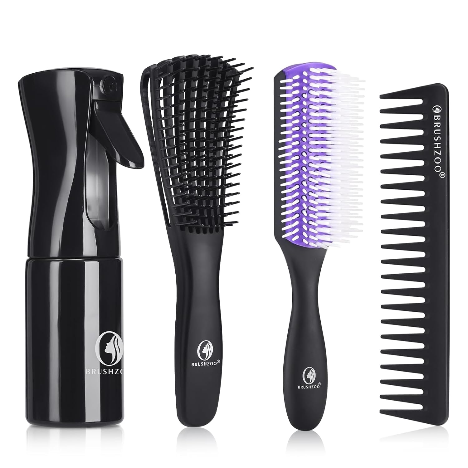 Detangling Hair Brush for Curly Hair, Hair Brushes for Women Men Kids Blowdrying Styling, Detangler Brush for Wet Dry Thick Wavy Hair Detangling Hair Brush for Curly Hair, Hair Brushes for Women Men Kids Blowdrying Styling, Detangler Brush for Wet Dry Thick Wavy Hair
