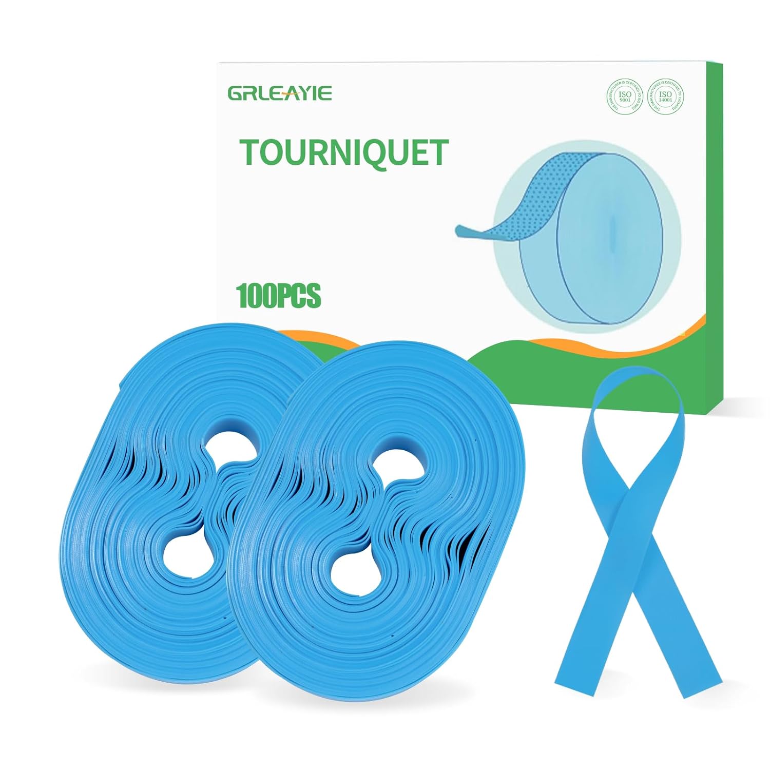 Medical Tourniquet, First Aid Tourniquets, Disposable Tourniquet, Elastic TPE Latex-Free First Aid Tourniquets, Nursing Supplies, Portable, for Blood Drawing, Portable, Pack of 100 pcs Medical Tourniquet, First Aid Tourniquets, Disposable Tourniquet, Elastic TPE Latex-Free First Aid Tourniquets, Nursing Supplies, Portable, for Blood Drawing, Portable, Pack of 100 pcs