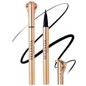 Liquid Eyeliner Pen Queen Cobra – Long-Lasting & Waterproof Eyeliner Pencil – Black Eyeliner Liquid Liner for All Day Wear – 0.016 Fl Oz