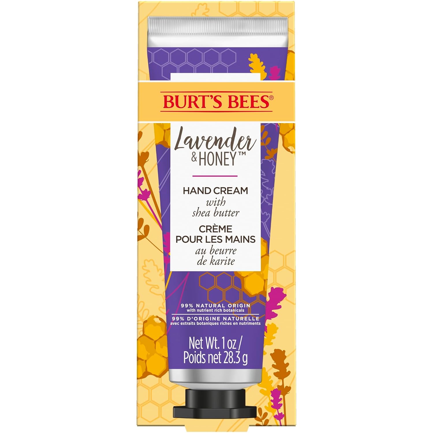 Burt’s Bees Lavender and Honey Hand Cream with Shea Butter, 1 Ounce Burt’s Bees Lavender and Honey Hand Cream with Shea Butter, 1 Ounce