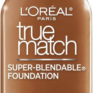 L’Oreal Paris Makeup True Match Super-Blendable Liquid Foundation, Cocoa C8, 1 Fl Oz,1 Count