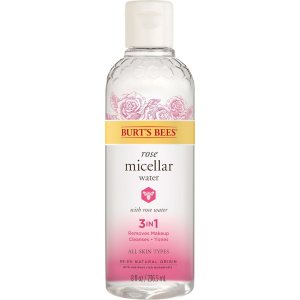 Burt’s Bees Micellar Facial Cleansing Water with Rose Water, 8 Oz (Package May Vary)