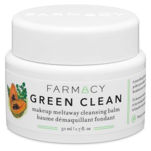Farmacy Natural Cleansing Balm – Green Clean Makeup Remover Balm – Effortlessly Removes Makeup & SPF – Travel Size 1.7oz Makeup Cleansing Balm
