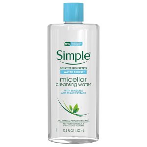 Simple Water Boost Micellar Cleansing Water, Sensitive Skin, 13.5 oz