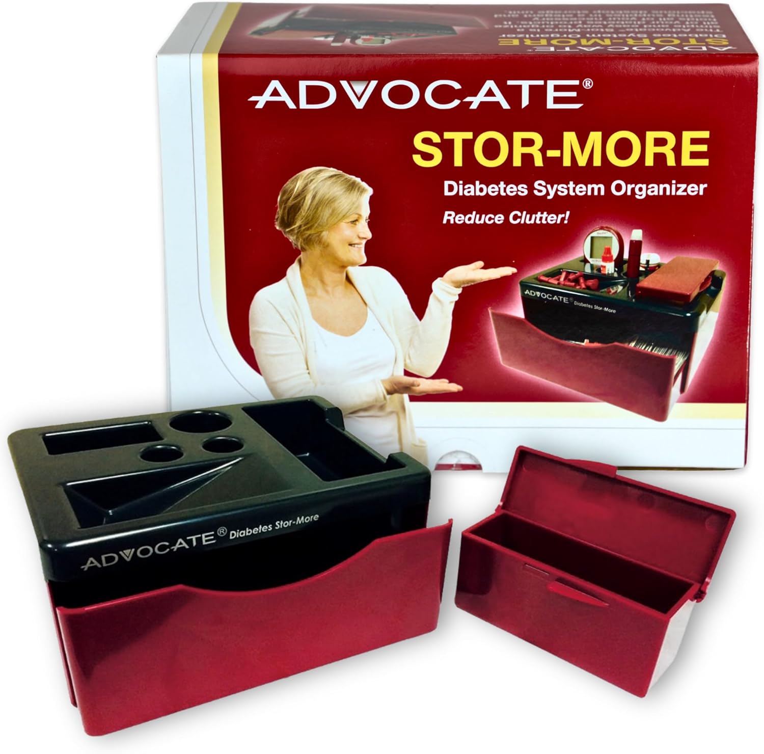 Advocate Diabetic Supplies and Pill Medication Storage and Organizer – Ideal for Blood Sugar Monitor and Glucose Meter Kits, Diabetes Testing Kit, Test Strips, Insulin Syringes, Lancets, Pen Needles Advocate Diabetic Supplies and Pill Medication Storage and Organizer – Ideal for Blood Sugar Monitor and Glucose Meter Kits, Diabetes Testing Kit, Test Strips, Insulin Syringes, Lancets, Pen Needles