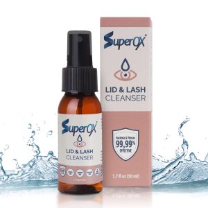 Superox Eyelid and Eyelash Cleanser – Fast Relief from Irritation, Styes and Blepharitis – Pure Hypochlorous Acid Spray, 50 ml (1.7 oz)