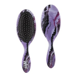 Wet Brush Original Detangling Brush, Purple (Techno Stone) – Detangler Brush with Soft & Flexible Bristles – Detangling Brush for Curly Hair – Tangle-Free Brush for Straight, Thick, & Wavy Hair