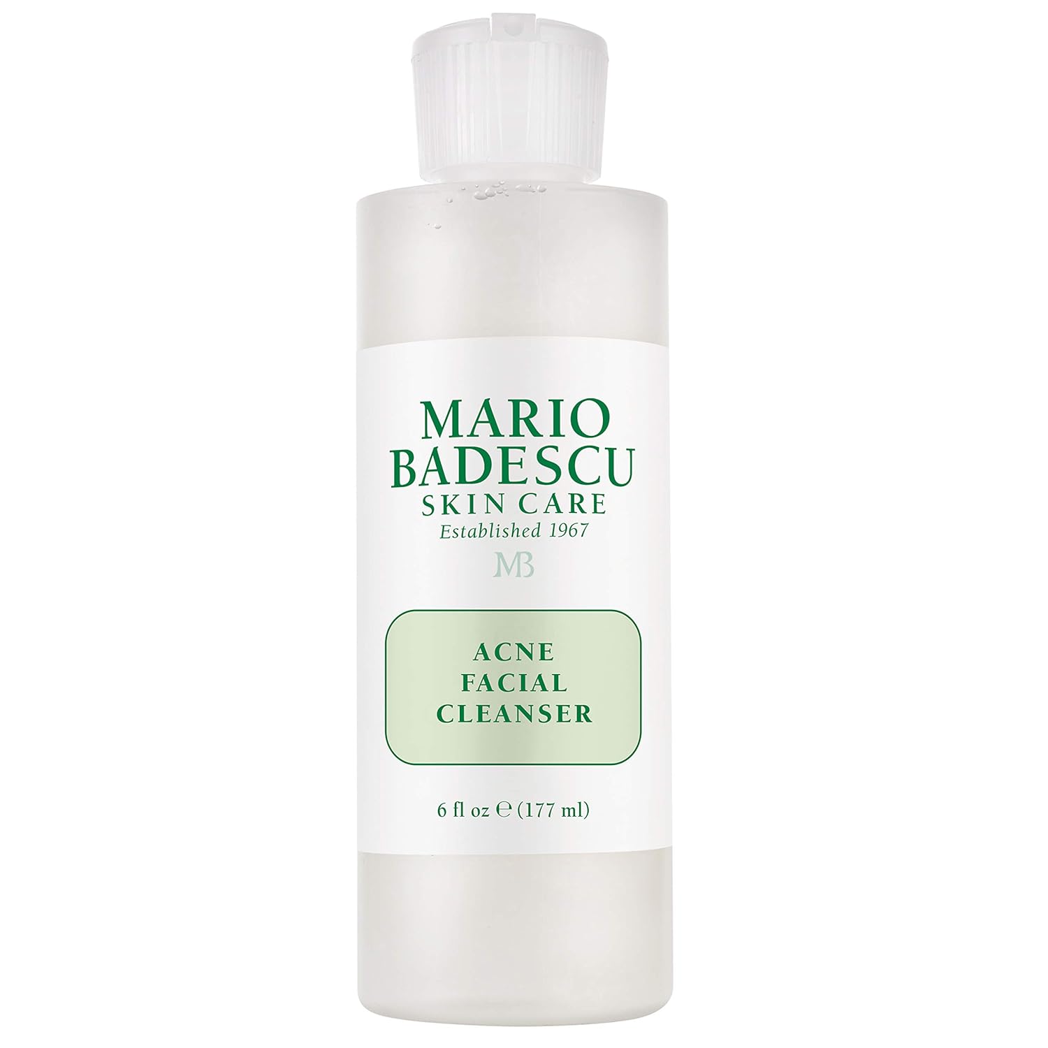 Mario Badescu Acne Facial Cleanser for Combination & Oily Skin, Oil-Free Face Wash with Salicylic Acid & Aloe Vera, Deep Pore Clean, 6 Fl Oz (Pack of 1) Mario Badescu Acne Facial Cleanser for Combination & Oily Skin, Oil-Free Face Wash with Salicylic Acid & Aloe Vera, Deep Pore Clean, 6 Fl Oz (Pack of 1)