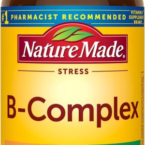 Nature Made Stress B Complex with Vitamin C and Zinc, Dietary Supplement for Immune Support, 75 Tablets, 75 Day Supply