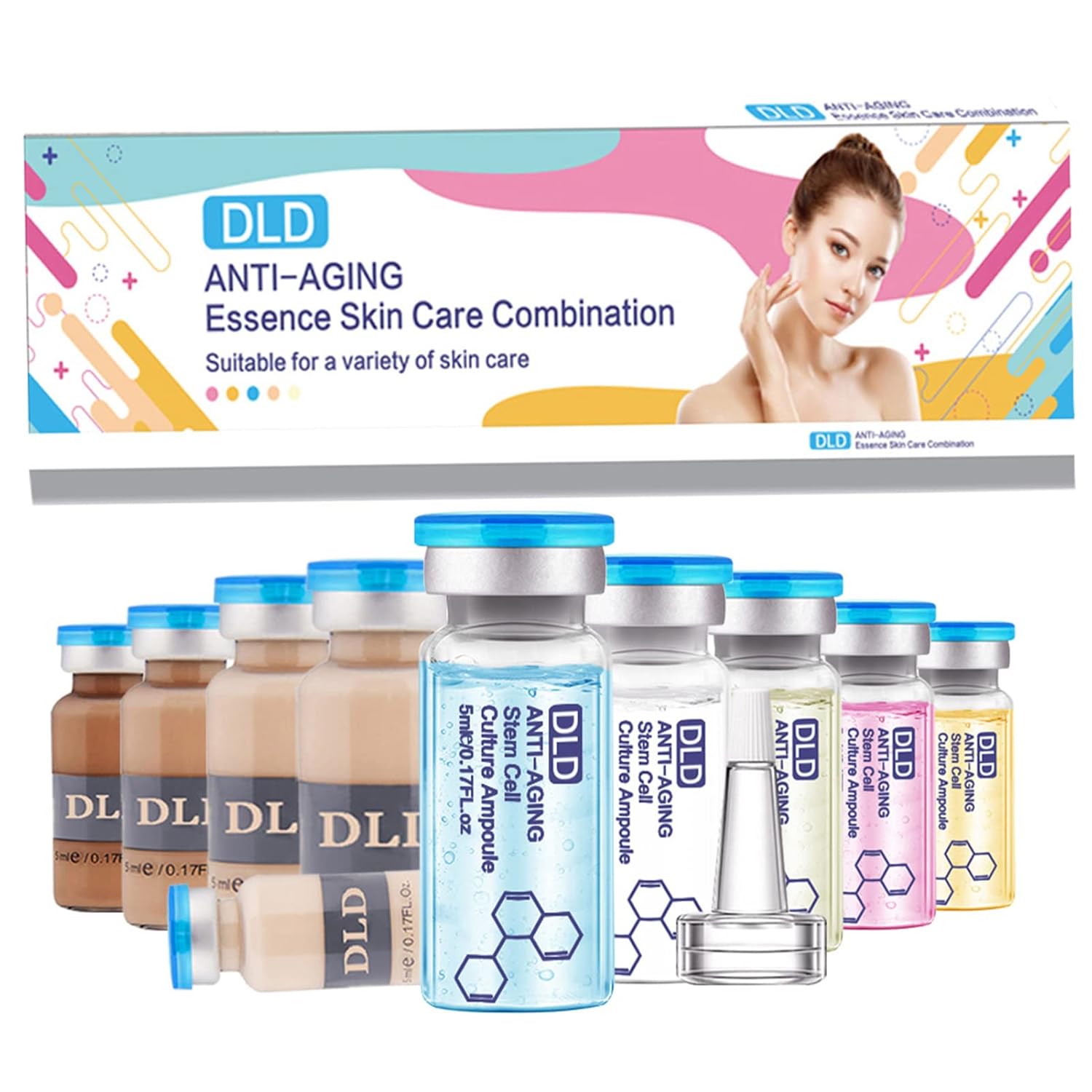 BB Facial Glow Starter Kit Facial Pigment Serum Treatment Kit,Anti-Aging Serum Pigments Set for Micro-needling Skin Treatment 10 Vials 5ml Hyaluronic Acid Ampoule foundation Essence Skin BB Facial Glow Starter Kit Facial Pigment Serum Treatment Kit,Anti-Aging Serum Pigments Set for Micro-needling Skin Treatment 10 Vials 5ml Hyaluronic Acid Ampoule foundation Essence Skin