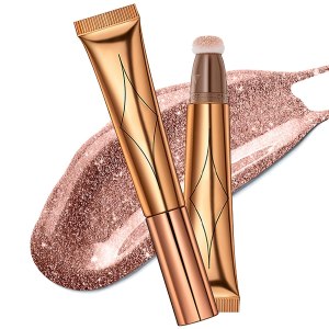 Contour Beauty Wand, Liquid Face Concealer Contouring Highlighter Blusher Stick with Cushion Applicator, Long Lasting Smooth Natural Matte Finish, Lightweight Blendable Super Silky Cream Contour Stick