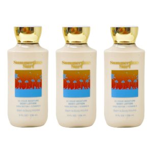 Bath & Body Works Summertime Surf 24 Hour Moisture Body Lotion Set – Pack of 3