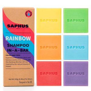 6Pcs Shampoo Bars for Hair (8.46oz), Natural Ingredients Solid Shampoo Soap, 6 Scents