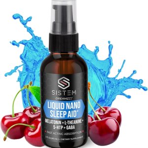 Dreamzzz by Sistem – Liquid Nano Sleep Aid Spray with Melatonin, GABA, L-Theanine, 5-HTP Supplement Blend, Promotes Calm, Restful Sleep & Restoration for Adults