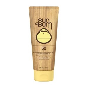 Sun Bum Original SPF 50 Sunscreen Lotion | Vegan and Hawaii 104 Reef Act Compliant (Octinoxate & Oxybenzone Free) Broad Spectrum Moisturizing UVA/UVB Sunscreen with Vitamin E | 6 oz