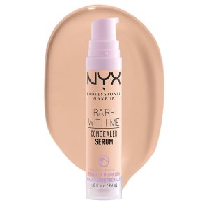 NYX PROFESSIONAL MAKEUP Bare With Me Concealer Serum, Up To 24Hr Hydration – Vanilla