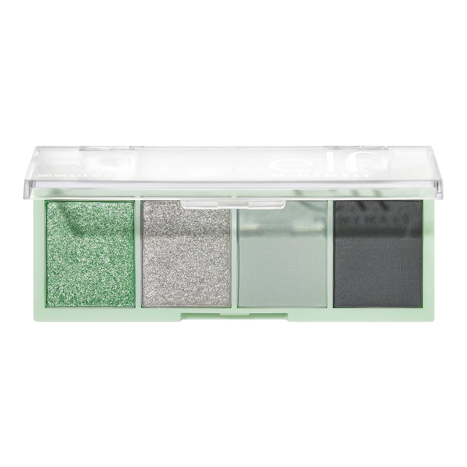 e.l.f. Mini Melt Eyeshadow, Pigment-packed, Eyeshadow Quad Featuring A Mix of Matte & Shimmer Shades, On-The-Go Size, Vegan & Cruelty-Free, Mint To Be e.l.f. Mini Melt Eyeshadow, Pigment-packed, Eyeshadow Quad Featuring A Mix of Matte & Shimmer Shades, On-The-Go Size, Vegan & Cruelty-Free, Mint To Be
