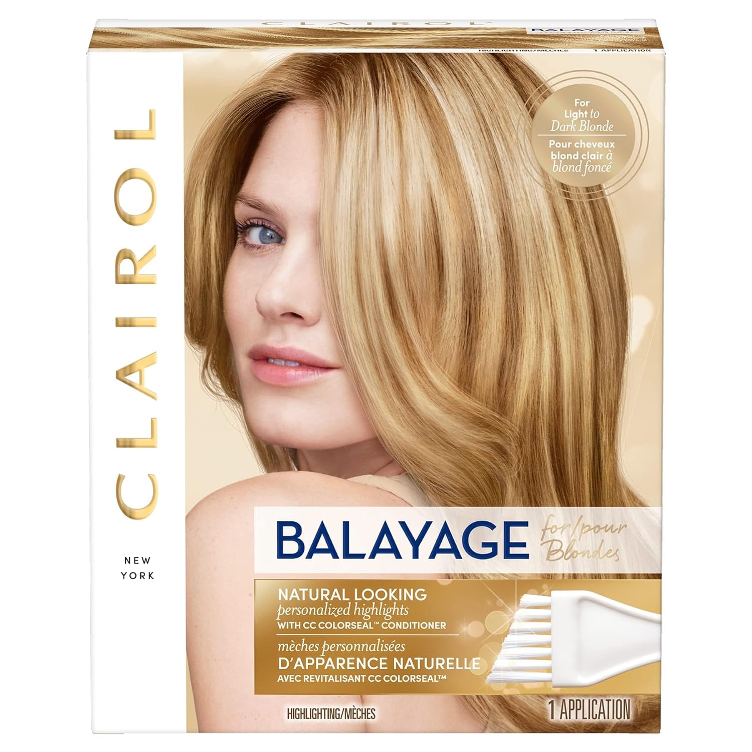 Clairol Nice’n Easy Balayage Permanent Hair Dye, Blondes Hair Color, Pack of 1 Clairol Nice’n Easy Balayage Permanent Hair Dye, Blondes Hair Color, Pack of 1