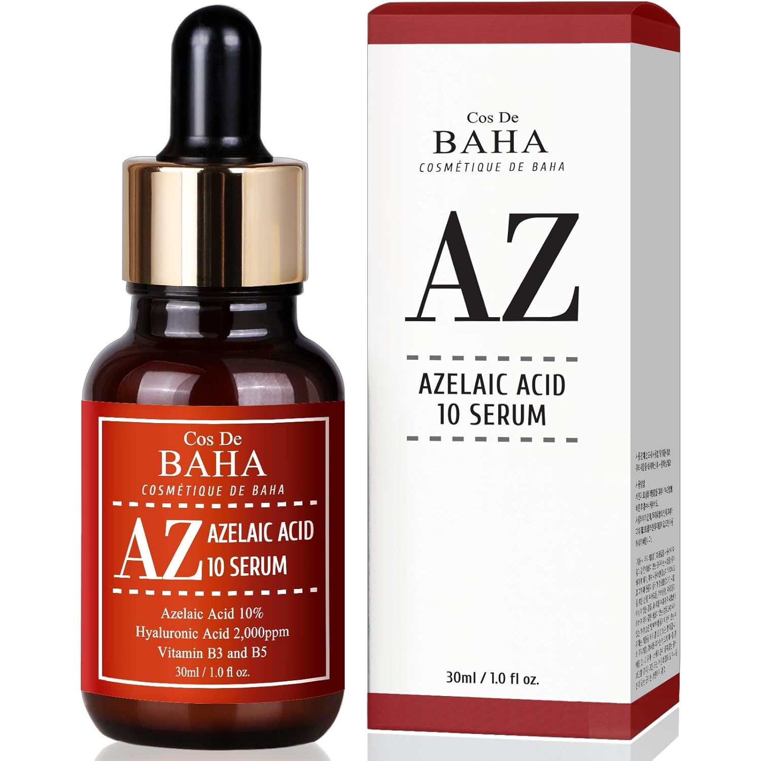 Azelaic Acid 10% Facial Serum with Niacinamide – Fast Rosacea Skin Care Product + Reduce Cystic Acne Scar + Redness Relief Face + Pimple Pigmentation Blackhead, 1 Fl Oz (30ml) Azelaic Acid 10% Facial Serum with Niacinamide – Fast Rosacea Skin Care Product + Reduce Cystic Acne Scar + Redness Relief Face + Pimple Pigmentation Blackhead, 1 Fl Oz (30ml)