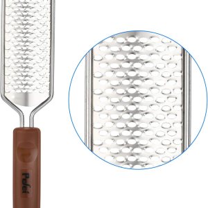 Professional Pedicure Foot File, Colossal Stainless Steel Detachable Foot Scrubber, Hard Skin Removers Pedicure Rasp for Wet and Dry Feet