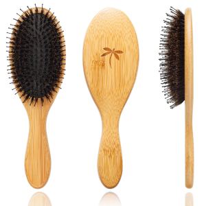 Belula Boar Bristle Hair Brush – Hair Brushes for Women & Mens Hair Brush, Detangler Brush, Hairbrush, Detangling Brush for Long, Curly or Any Type of Hair.