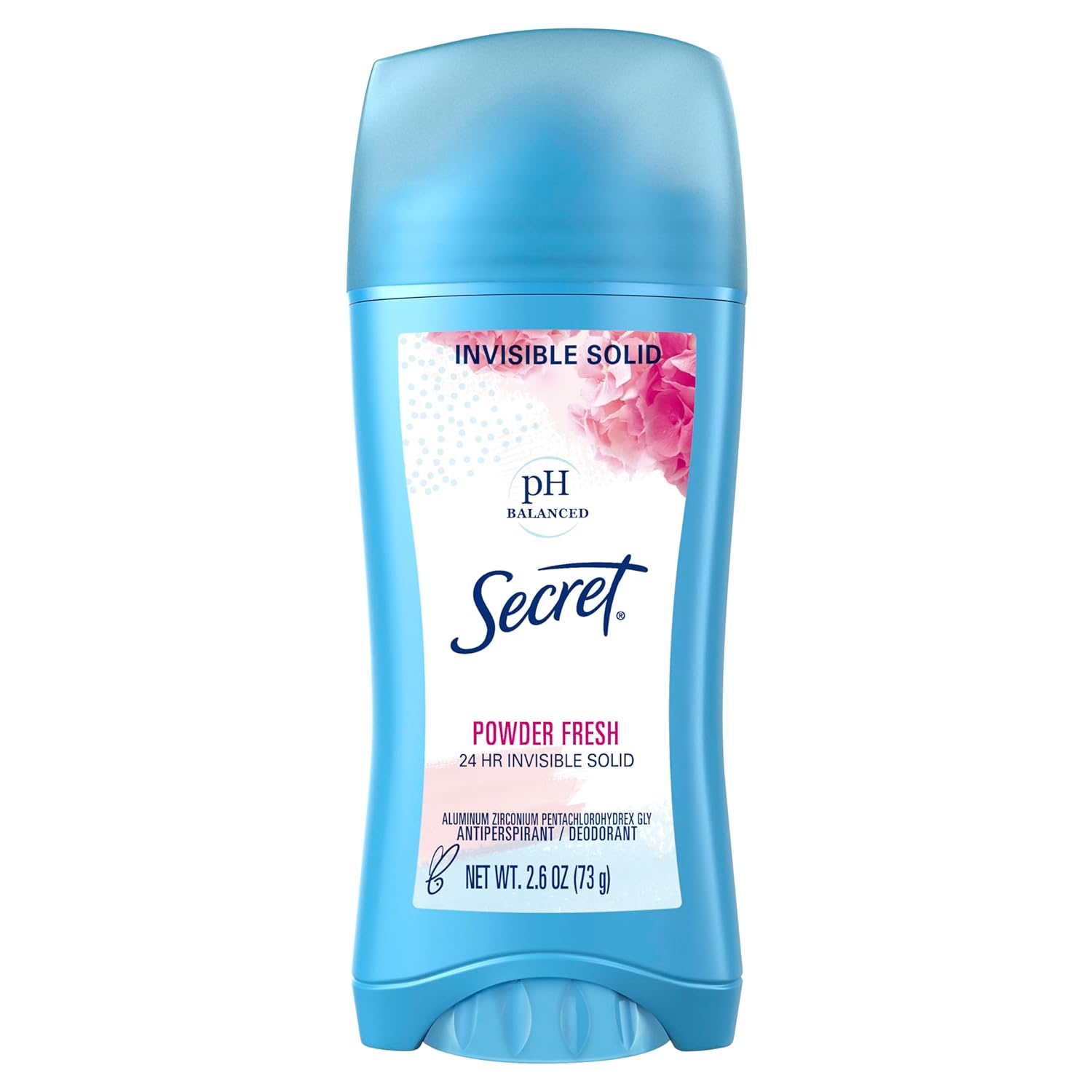 Secret Invisible Solid Antiperspirant and Deodorant for Women, pH Balanced, Powder Fresh Scent, 2.6 oz Secret Invisible Solid Antiperspirant and Deodorant for Women, pH Balanced, Powder Fresh Scent, 2.6 oz