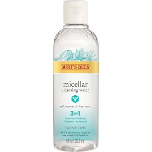 Burt’s Bees Micellar Cleansing Water with Coconut & Lotus Extract, 8 Oz (Package May Vary)