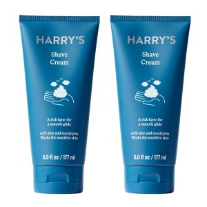 Harry’s Shaving Cream – Shaving Cream for Men with Eucalyptus – 2 pack (6 oz)
